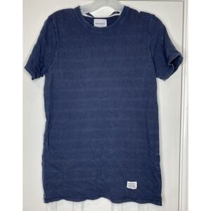 Norse Projects Men's Niels Bubble‎ Athletic T Shirt Navy Blue Size Small